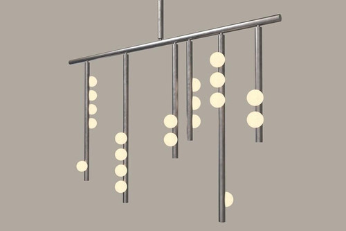 London Studio Collection - 20 Bulb Drop Down Chandelier