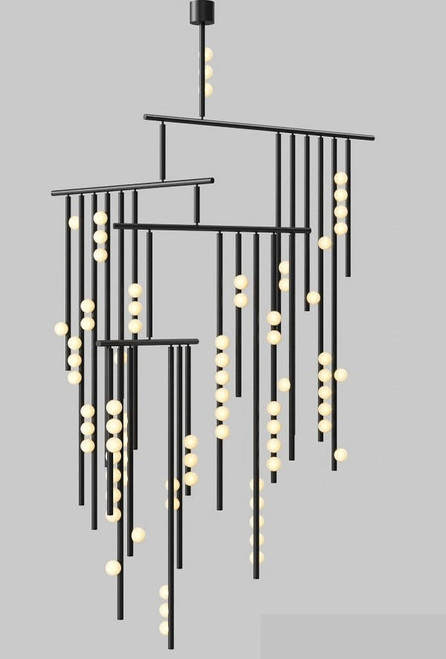 London Studio Collection - 76 Drop Down Chandelier