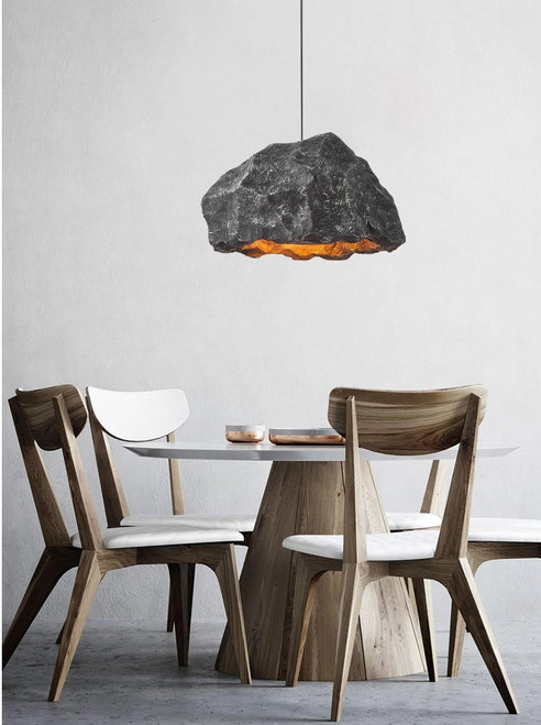 Cela Rock Design Pendant Light - Unique and Modern Lighting Fixture for ...