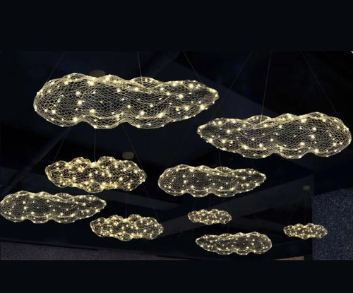 Sadie: Modern LED Cloud Light - Cloud Shaped Light - Hanging Light Fixtures For Restaurants