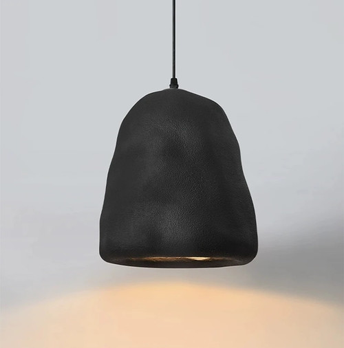 black pendant lamp, organic light pendant