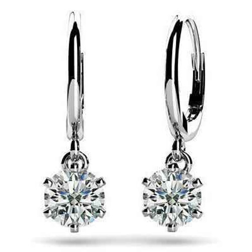 Isabella: Sex. Prong Diamond Drop örhängen