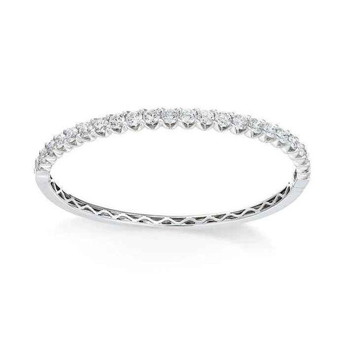Toronto: squisito Bangle di diamanti .5 CT ROUND Brilliant Natural Diamond