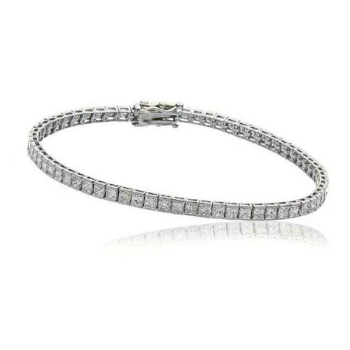 Diana: Exquisite Channel .Set Tennis Bracelet