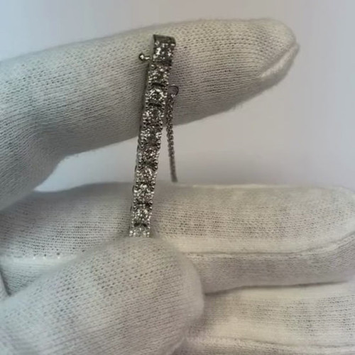 luxury diamond tennis bracelet, 5 carat diamond bracelet, F color VS1 diamond jewelry, natural earth-mined diamonds, fine jewelry bracelet, prong set diamond tennis bracelet, white gold diamond bracelet, high jewelry collection, investment-grade diamonds, bespoke diamond bracelet, collector's diamond jewelry, sophisticated women's bracelet, exclusive diamond tennis bracelet, elegant diamond wristwear, certified diamond jewelry, timeless luxury bracelet, precious gemstone bracelet, handcrafted fine jewelry, prestigious diamond accessory, elite women's jewelry