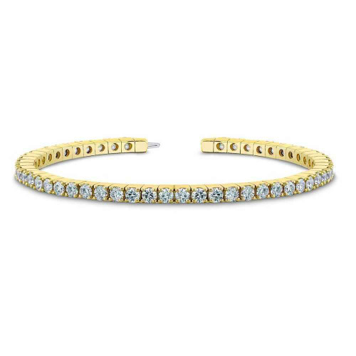 Aurora: Exquisite Diamond Tennis Bracelet .5ct Round Diamond