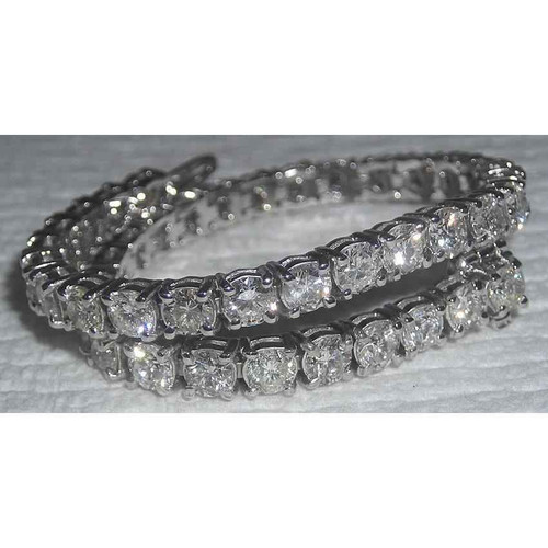 Aurora: Opulent Diamond Tennis Bracelet .10.50ct Round Brilliant Cut Diamonds