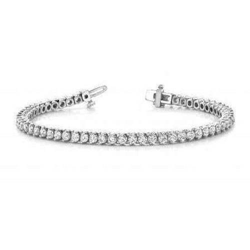 Vancouver: Luxury Diamond Tennis Bracelet .8.40ct Round Diamonds