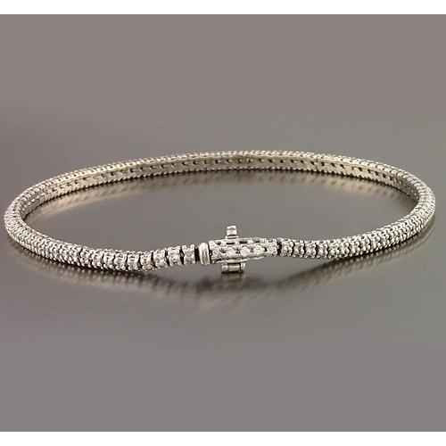 Victoria: Exquise Diamond Tennis Bracelet .3.50CT Natuurlijke diamanten