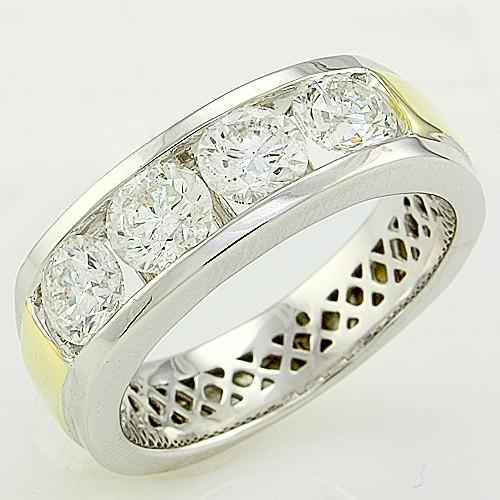 Giovanni: Men's Diamond Band .2ct Round Cut Diamonds