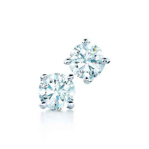 Vienna: Luxury Diamond Stud Earrings .1.70ct Round Brilliant Cut