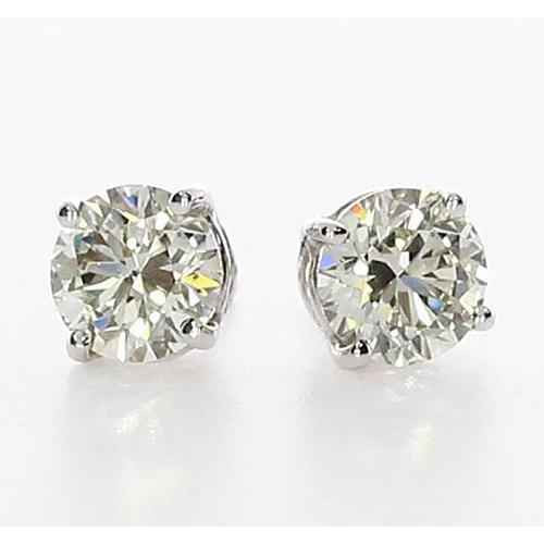 Vienna: Diamond Stud Earrings .1.50ct Round Brilliant Diamonds