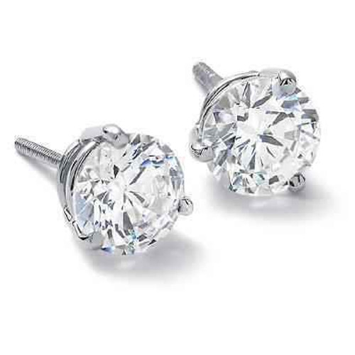 Vienna: Women's Diamond Stud Earrings .2.00ct Round Brilliant Diamonds Vienna: Women's Diamond Stud Earrings .2.00ct Round Brilliant Diamonds