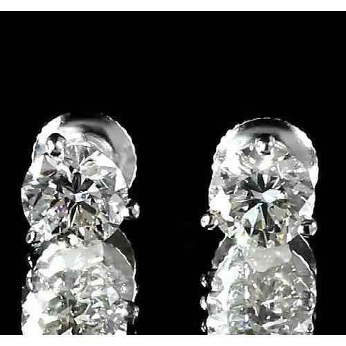 Orion: Luxury Diamond Stud Earrings .1.60ct Round Diamonds