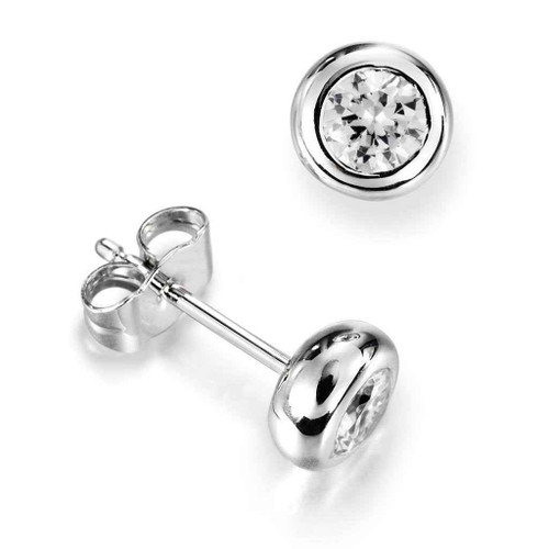 Isabella: Women's Diamond Stud Earrings .1.5ct Round Diamond