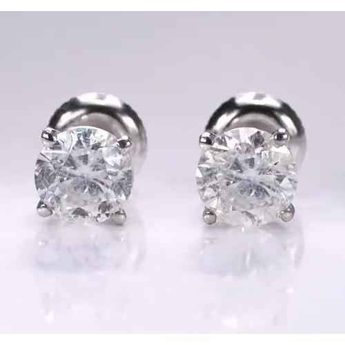 Vienna: Luxury Diamond Stud Earrings .1.50ct Round Brilliant Diamonds