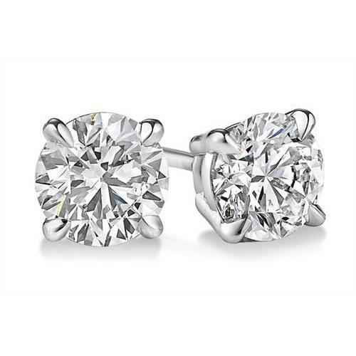 Orion: Luxury Diamond Stud Earrings .1.5ct Round Brilliant Diamond