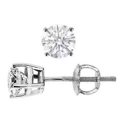 Constantine: Luxury Diamond Stud Earrings .2.50ct Total Round Diamonds Constantine: Luxury Diamond Stud Earrings .2.50ct Total Round Diamonds