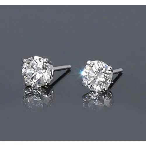 luxury diamond stud earrings, VS1 diamond earrings, G color diamond jewelry, investment-grade diamond studs, bespoke fine jewelry, natural earth-mined diamond earrings, brilliant cut diamond studs, 14K white gold earrings, superior clarity diamond studs, collector’s diamond jewelry, high jewelry diamond earrings, certified diamond studs, prestigious fine jewelry, sophisticated diamond accessories, exclusive diamond stud earrings