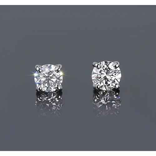 Victoria: Exquisite Diamond Stud Earrings .1.50ct Round Brilliant Diamonds