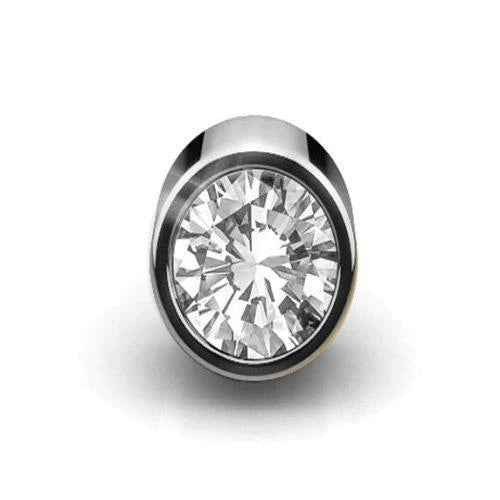 Orion: Men's Diamond Single Stud .0.75ct Round Brilliant Diamond