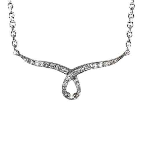 Isabella: Exquisite Diamond Pendant Necklace .1.75ct Brilliant