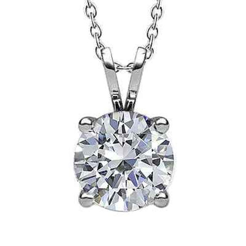Vienna: Exquisite Diamond Pendant .2.00ct Round Brilliant Cut
