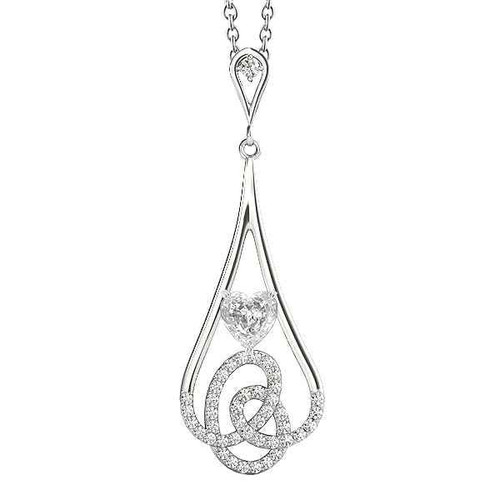 Isabella: ciondolo cardiaco di ispirazione antica con vecchio minatore Diamond