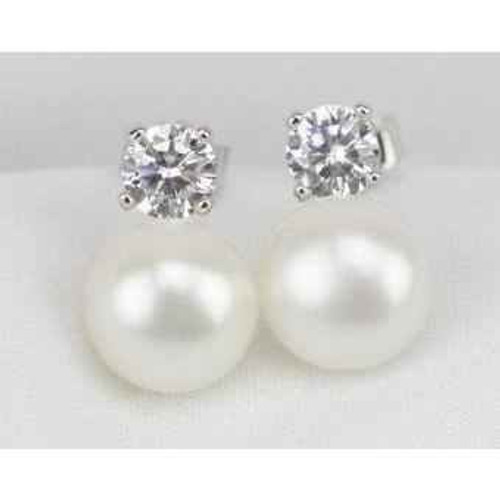 Isabella: Timeless Diamond Stud Earrings For Women .1.00ct Round Diamonds
