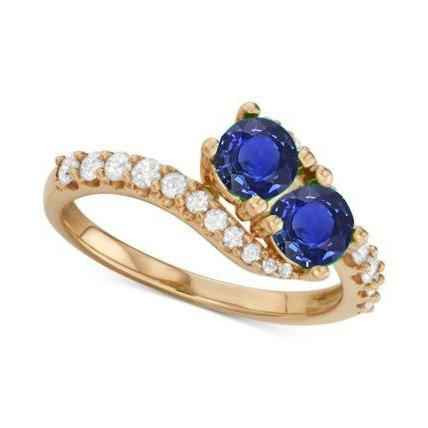 Florence: Exquisite Sapphire & Diamond Ring .2.50ct AAA Blue Sapphire
