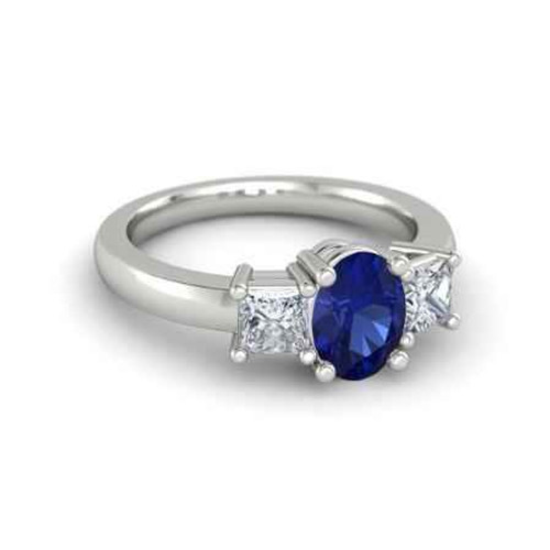 Madrid: Exquisite Gemstone Ring With Ceylon Sapphire .2.25ct Oval Sapphire