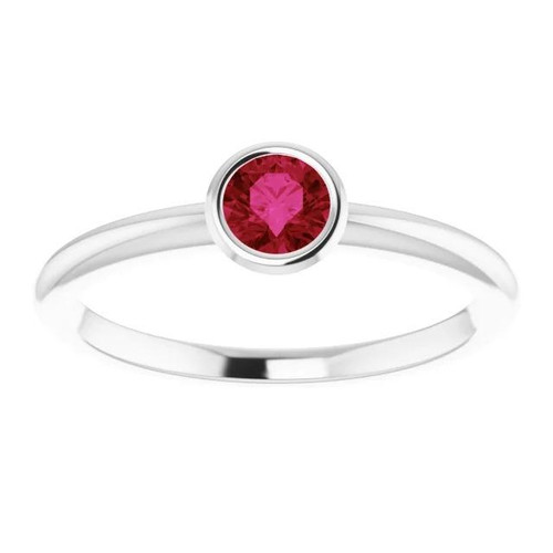 luxury Burmese ruby ring, 0.75 carat ruby solitaire, AAA quality ruby jewelry, fine gemstone ring, natural earth-mined ruby, investment-grade ruby ring, bespoke ruby solitaire, white gold 14K ruby ring, exquisite gemstone jewelry, collector's ruby ring, prestigious ruby solitaire, sophisticated ladies' jewelry, high jewelry ruby ring, rare Burmese ruby piece, timeless ruby engagement ring