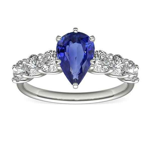 Isabella: Exquisite Gemstone Ring .4.00ct Pear