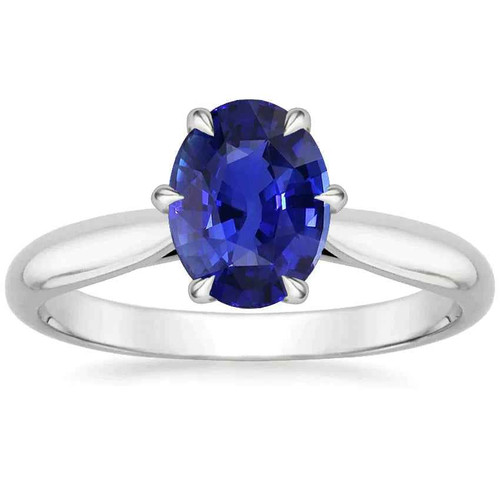 Diana: Exquisite Sapphire Engagement Ring .4ct Oval