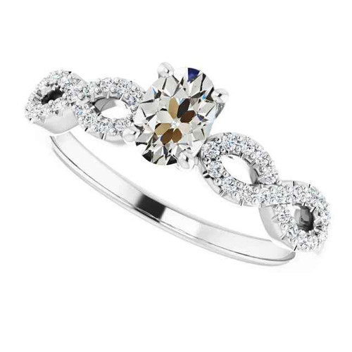 Victoria: Timeless Infinity .Style Diamond Ring