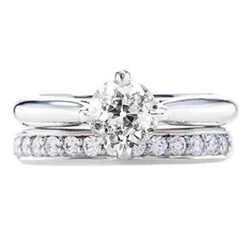 Victoria: Vintage .Inspired Wedding Ring Set