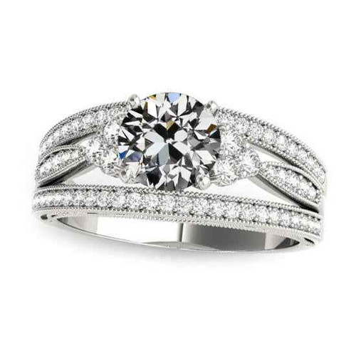 Victoria: Antique .Inspired Diamond Ring