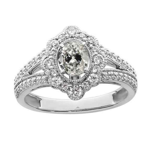 Isabella: Vintage .Inspired Diamond Ring
