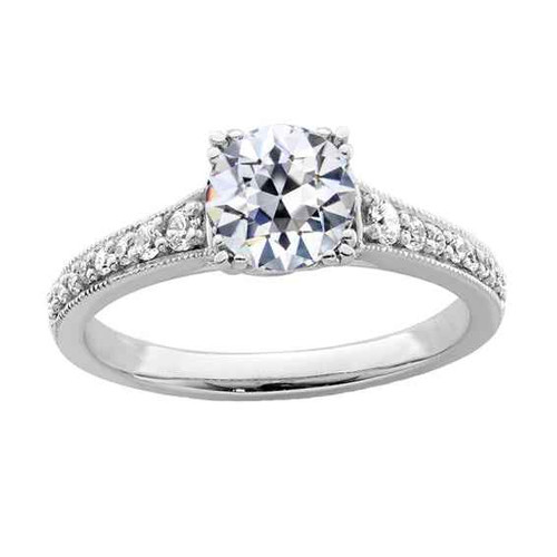 Florence: Vintage .Inspired Diamond Engagement Ring