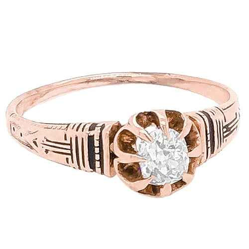 Edwardian-style diamond ring, cushion cut diamond engagement ring, 1 carat natural diamond ring, VS1 clarity diamond ring, F color diamond jewelry, heirloom-quality engagement ring, vintage-inspired diamond ring, fine Edwardian jewelry, luxury rose gold ring, 14K rose gold engagement ring, high jewelry diamond ring, collector’s diamond engagement ring, investment-grade diamond jewelry, bespoke diamond engagement ring, certified natural diamond ring, sophisticated bridal jewelry, exclusive diamond solitaire ring, hand-crafted fine jewelry, timeless cushion cut diamond ring