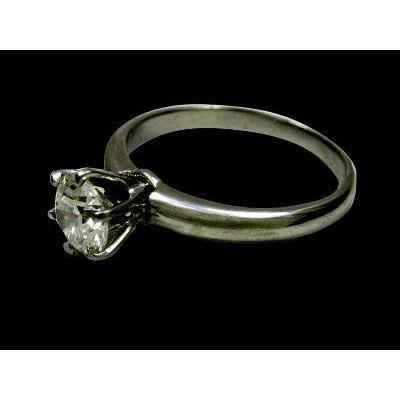 Madrid: Elegant 1ct Diamond Solitaire Ring .Brilliant Cut Diamond