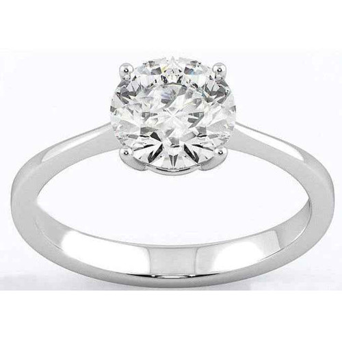 Florence: Exquisite Solitaire Diamond Engagement Ring .2.75ct Round Brilliant Diamond