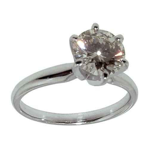 Vienna: Solitaire Diamond Engagement Ring .1.00ct Round Diamond