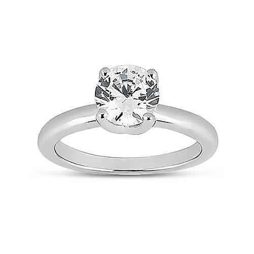 Vienna: Exquisite Diamond Solitaire Engagement Ring .1ct Round Diamond