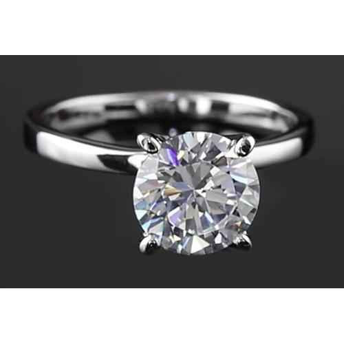 Victoria: Exquisite Solitaire Diamond Ring .2ct Round Brilliant Diamond
