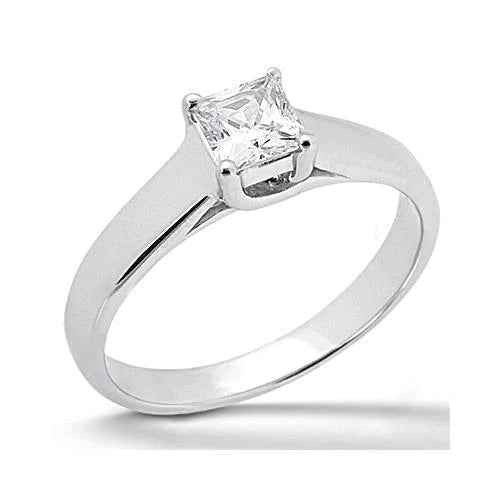 Isabella: Exquisite Princess Cut Diamond Solitaire Ring .1.75ct VVS1 Diamond