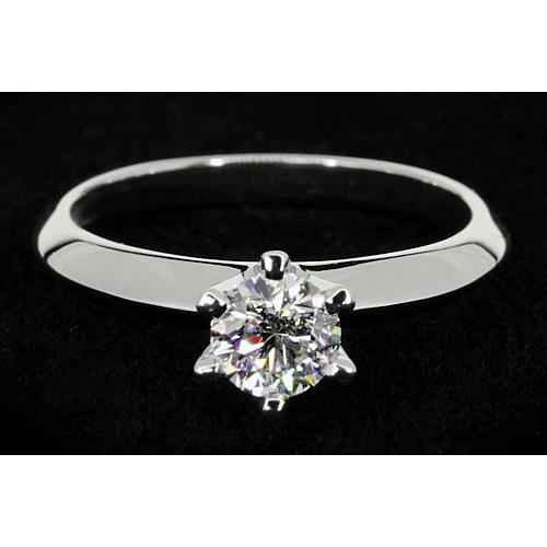 Vienna: Exquisite Solitaire Diamond Promise Ring .1.00ct Round Brilliant Diamond