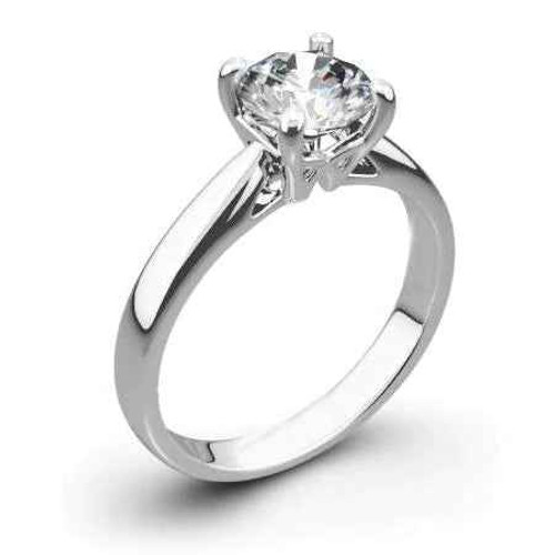 Victoria: Solitaire Diamond Ring .1.50ct Round Cut Diamond