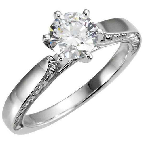 Paris: Exquisite Diamond Solitaire Ring .1.51ct Round Brilliant Diamond