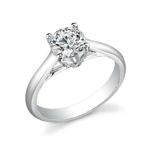 Victoria: Exquisite Diamond Solitaire Ring .2.20ct Round Cut Diamond